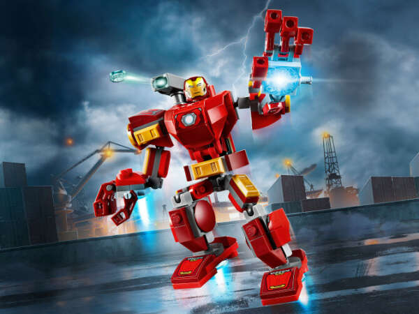 Конструктор Super Heroes (Супер Герои) 76140 Железный Человек: трансформер LEGO® (ЛЕГО) - купить в Сети сертифицированных магазинов LEGO, Москва