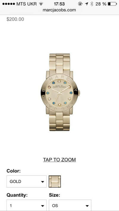 Marc Jacobs watches