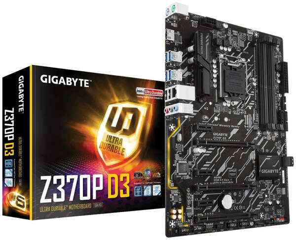 Материнская плата Gigabyte GA-Z370P-D3 (Intel Z370)(ATX, Socket LGA1151v2) купить в Минске