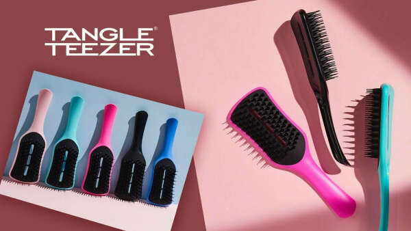 РАСЧЕСКА ДЛЯ УКЛАДКИ ФЕНОМ  TANGLE TEEZER easy dry&go jet black