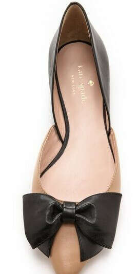 Kate Spade General Bow d&#039;Orsay Flats