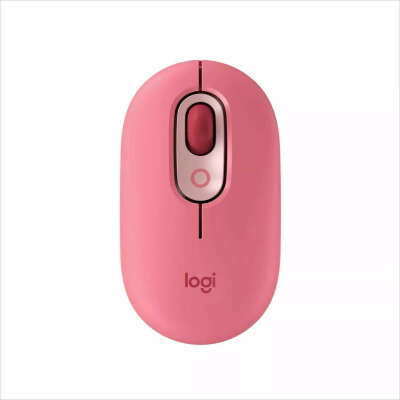 Мышь беспроводная Logitech Pop Mouse, розовый