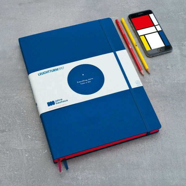 LEUCHTTURM1917  / Special Edition 100 Years Bauhaus Notebooks / A5 Dotted / Blue or Red