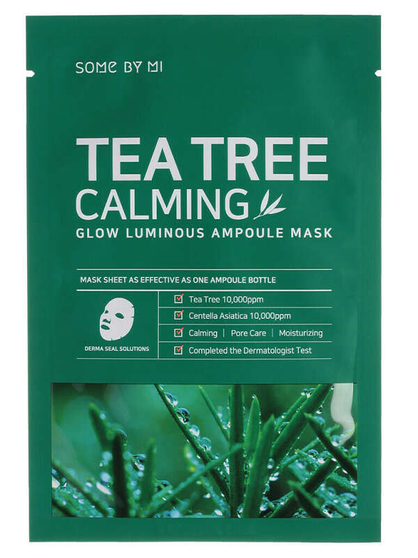 Some By Mi Маска для лица тканевая с чайным деревом Tea Tree Calming Glow Luminous Ampoule Mask