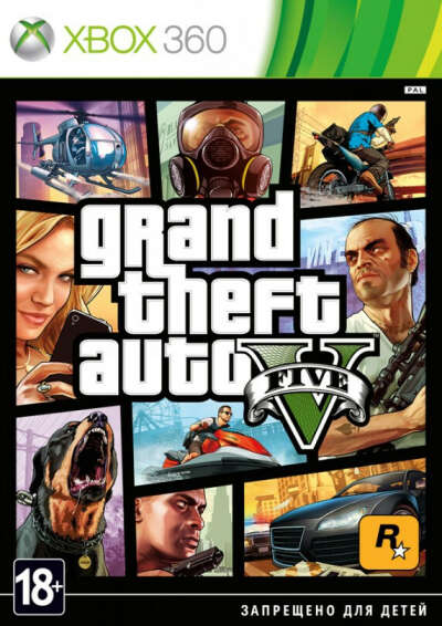 Grand Theft Auto V (Xbox 360, русские субтитры)