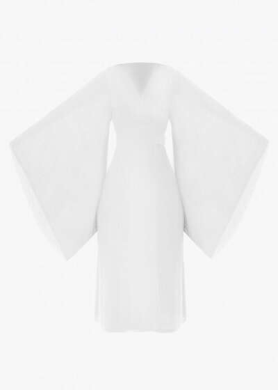 Платье-кимоно JAPAN. Белое. От BatNorton.