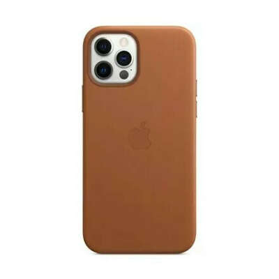 Чехол Apple iPhone 12 / 12 Pro Leather MagSafe Saddle Brown