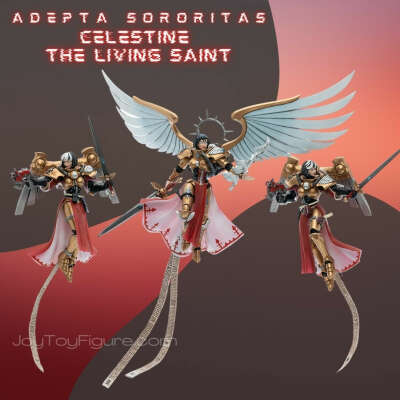 JoyToy Action Figure Warhammer 40K Adepta Sororitas Celestine The Living Saint Set of 3