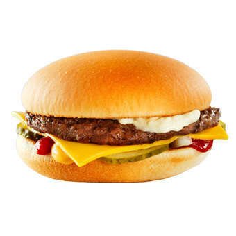 Cheeseburger from McDonald&#039;s or Hesburger