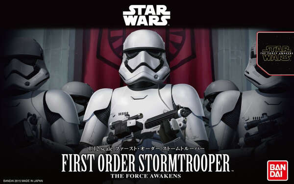 Star Wars First Order Storm Trooper 1/12 Scale Plastic Model kit