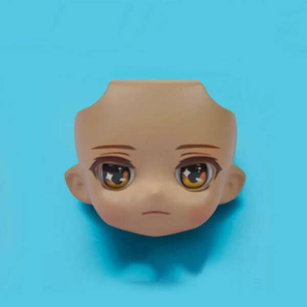 Ymy Body Replacement Face Plates Open Eyes Movable Eyes For Gsc Clay Man Ob11 Head Split Gsc Doll Face 1/12bjd Doll Accessories