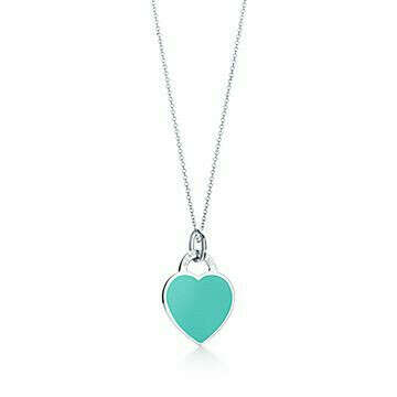 Подвеска-шарм в форме сердца Tiffany Blue®