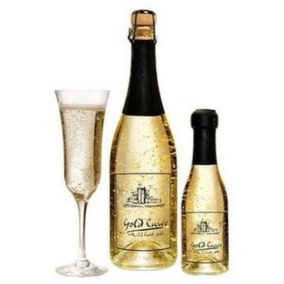 Шампанское Gold-Cuvée Sekt mit Blattgold
