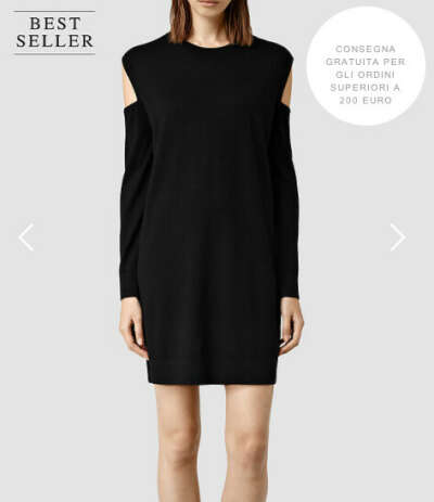 Donna Elion Jumper Dress (Black) AllSaints