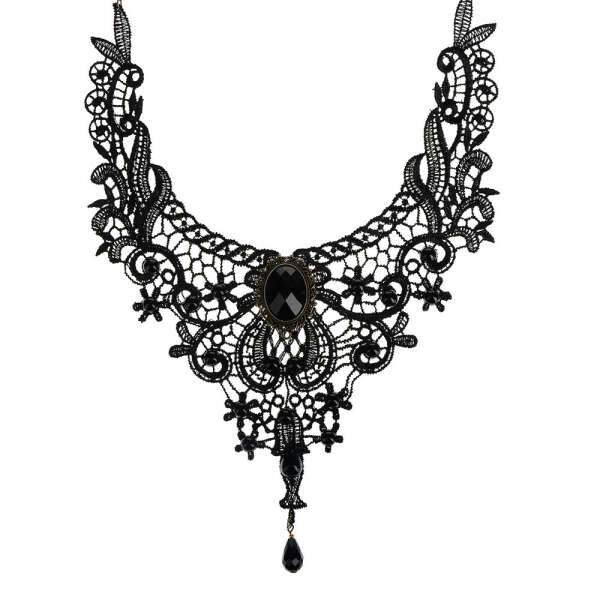Fashion Necklaces For Women Beauty Girl Handmade Jewerly Gothic Retro Vintage Lace Necklace Collar Choker Necklace купить на AliExpress