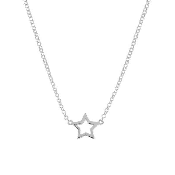 aristocrazy hollow star necklace