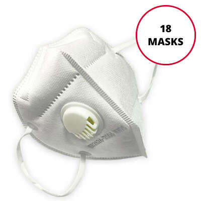 18 Masks | KN95 Face Masks with Filters | N95 Face Masks with Filters