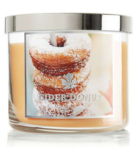 Bath & Body Works Cider Donut Three Wick