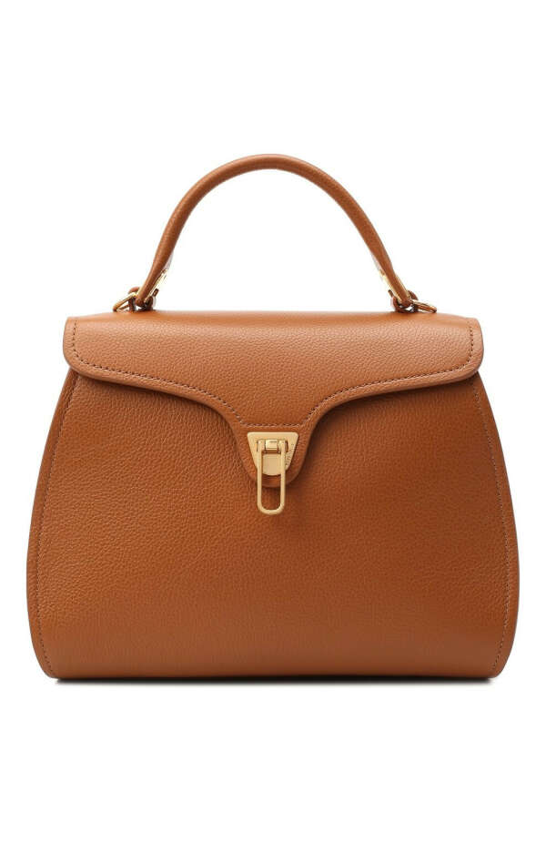 Женская коричневая сумка marvin medium COCCINELLE — купить за 33900 руб. в интернет-магазине ЦУМ, арт. E1 GP0 18 03 01