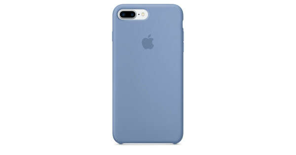 Силиконовый чехол для iPhone 7 Plus, лазурный цвет