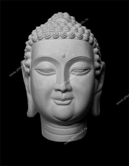 Гипсовая голова Будды