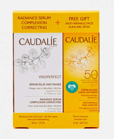 Caudalie Vinoperfect and Suncare Set