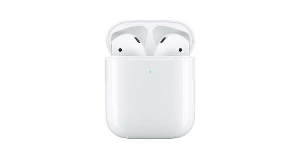 Купить наушники AirPods в футляре c возможностью беспроводной зарядки