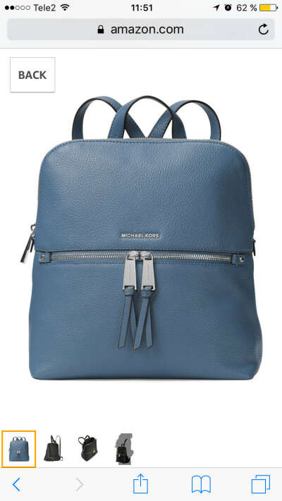 Рюкзак Michael Kors Rhea Medium Slim Backpack