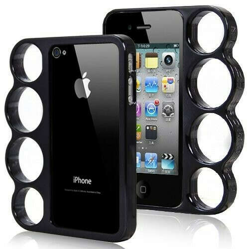 Inked Black Knuckle Duster Iphone Case