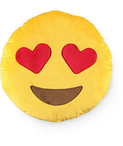 Throwboy Hearts Emoji Pillow