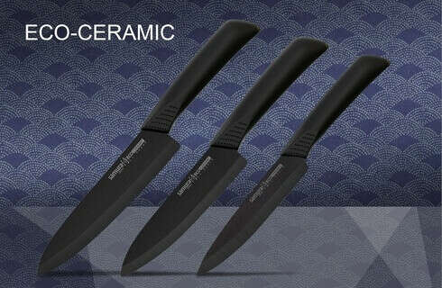Набор из 3 керамических кухонных ножей Samura Eco-Ceramic SKC-003B