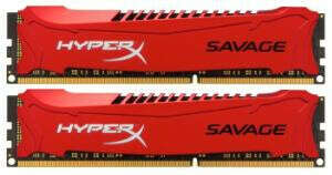 Память DDR3 PC19200 16GB Kingston HyperX Savage Memory Red 2X8192 HX324C11SRK2/16 CL11Код: 136561