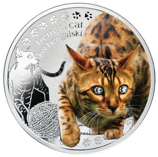 Монета "Бенгальская кошка"
