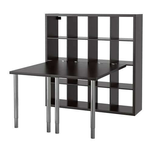 КАЛЛАКС Стол, комбинация - черно-коричневый  - IKEA