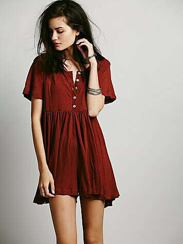 Free People Who&#039;s That Girl Romper