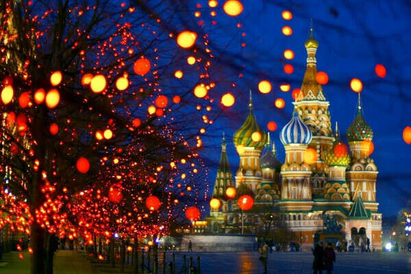 прогулка по новогодней Москве