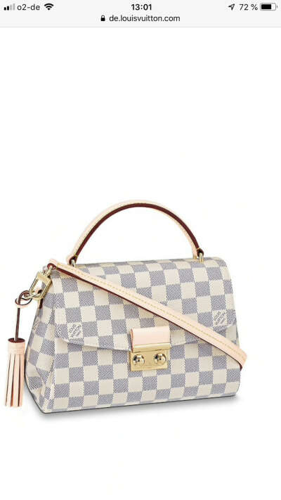 Louis Vuitton Croisette Tasche Damier Azur