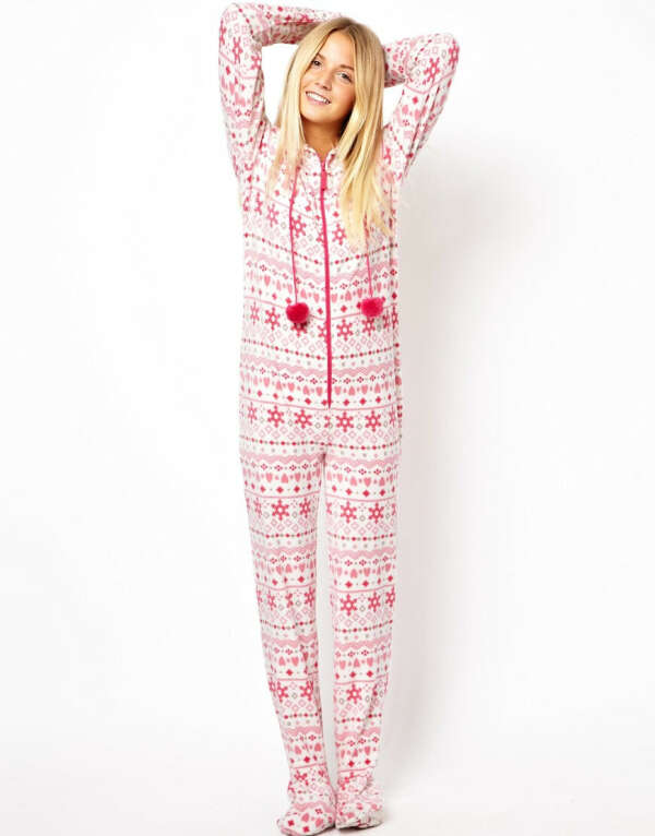 New Look Fairisle Fleece Onesie