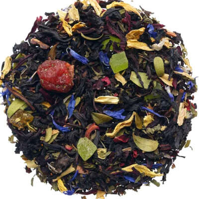 Листовой чай с травяными или ягодными добавками