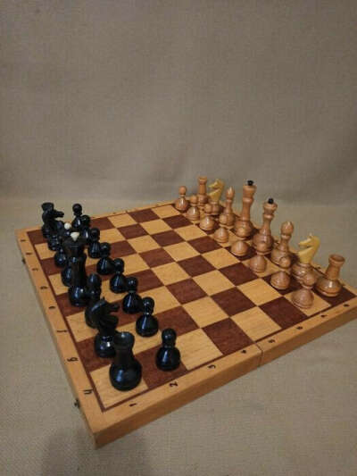 Советские деревянные  шахматы