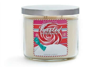 Twsited Peppermint mini candle, Bath & Body Works