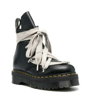 Rick Owens x Dr Martens laced boots