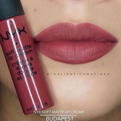 NYX Soft Mattew Lip Cream - BUDAPEST