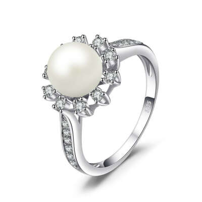 SPECIAL FRESHWATER PEARL SILVER RINGS