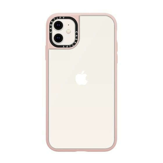 Casetify Clear iPhone Case (Pink)