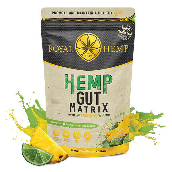Royal Hemp Gut Matrix – Pineapple Lime 250g | Specialty Range