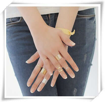 New Fashion jewelry finger ring set for women girl lovers&#039; gift wholesale 1set=3pcs R1013