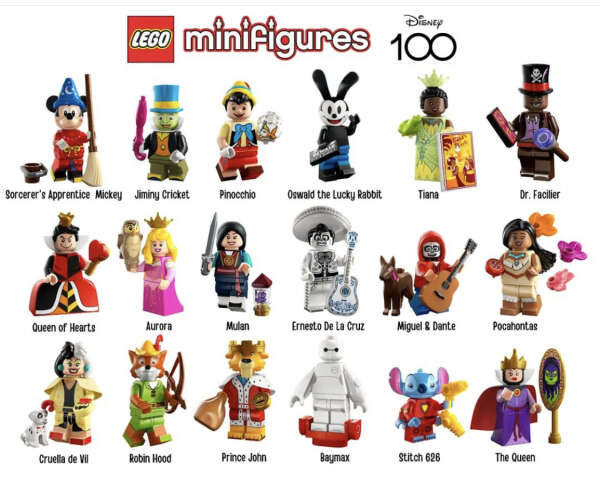 Lego Minifigures Disney 100 Series