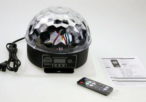 Светодиодный диско-шар LED Magic Ball 8 DMX с ПДУ