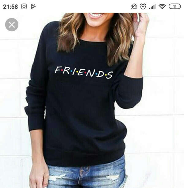 Толстовка/футболка с оригинальной надписью Friends